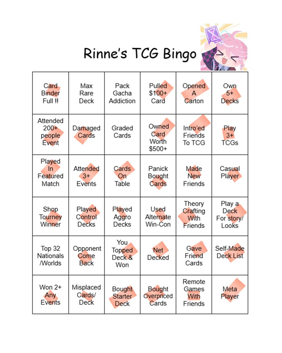 Irregular_Steph's tweet image. I have 6 bingos... LMAO 🤣🤣😅☠️