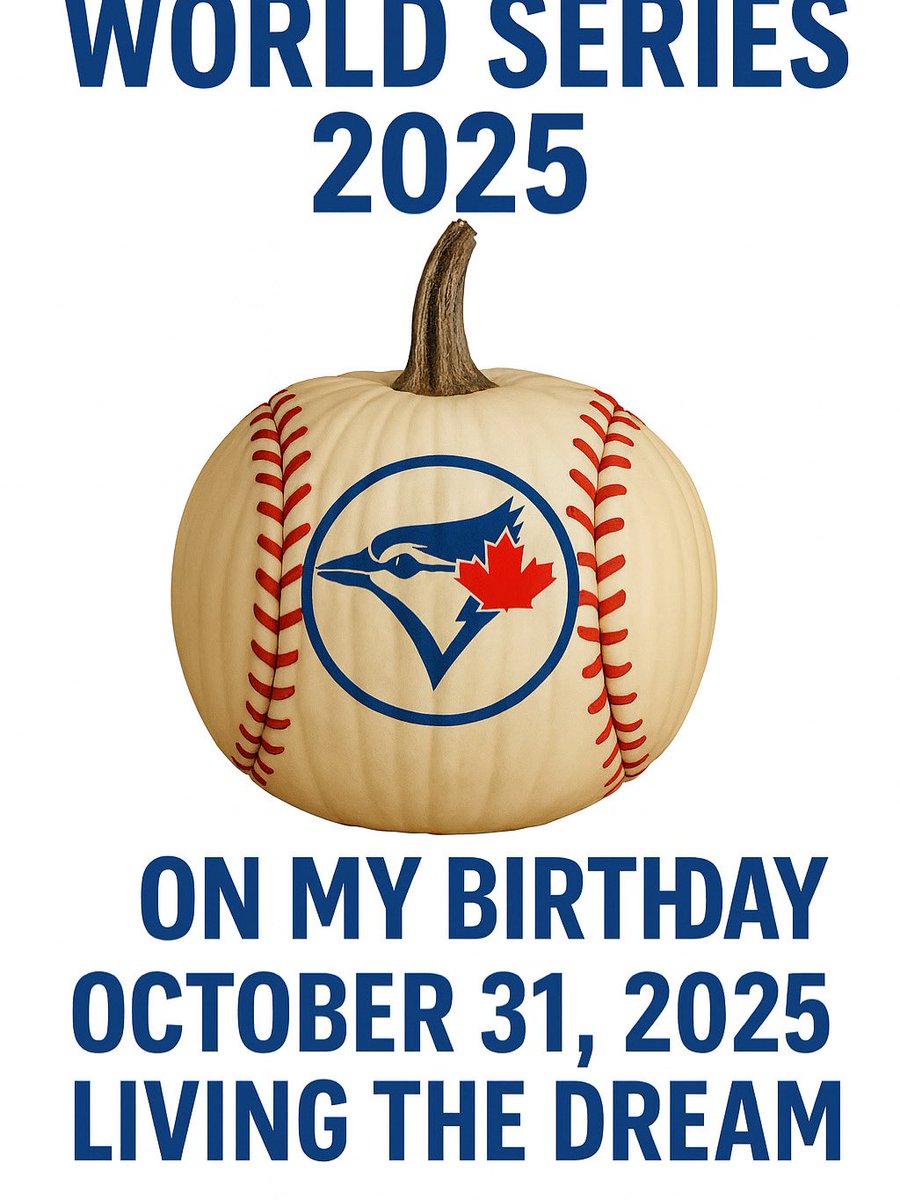 Joe is only two wins away from having the prediction he made in April come true. He told anyone who would listen it was going to happen. He'll be there Friday on his birthday when the Blue Jays bring it home.
#BlueJays
#WANTITALL 
#WorldSeries
#Dodgers