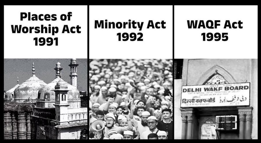 rishibagree's tweet photo. Congress is not here to protect the Constitution; 
Rather, they're hell-bent on shoving Sharia law down our throats. 

If you don't trust, then just read these three acts passed by Congress !!! https://t.co/NI6lMBWUEk