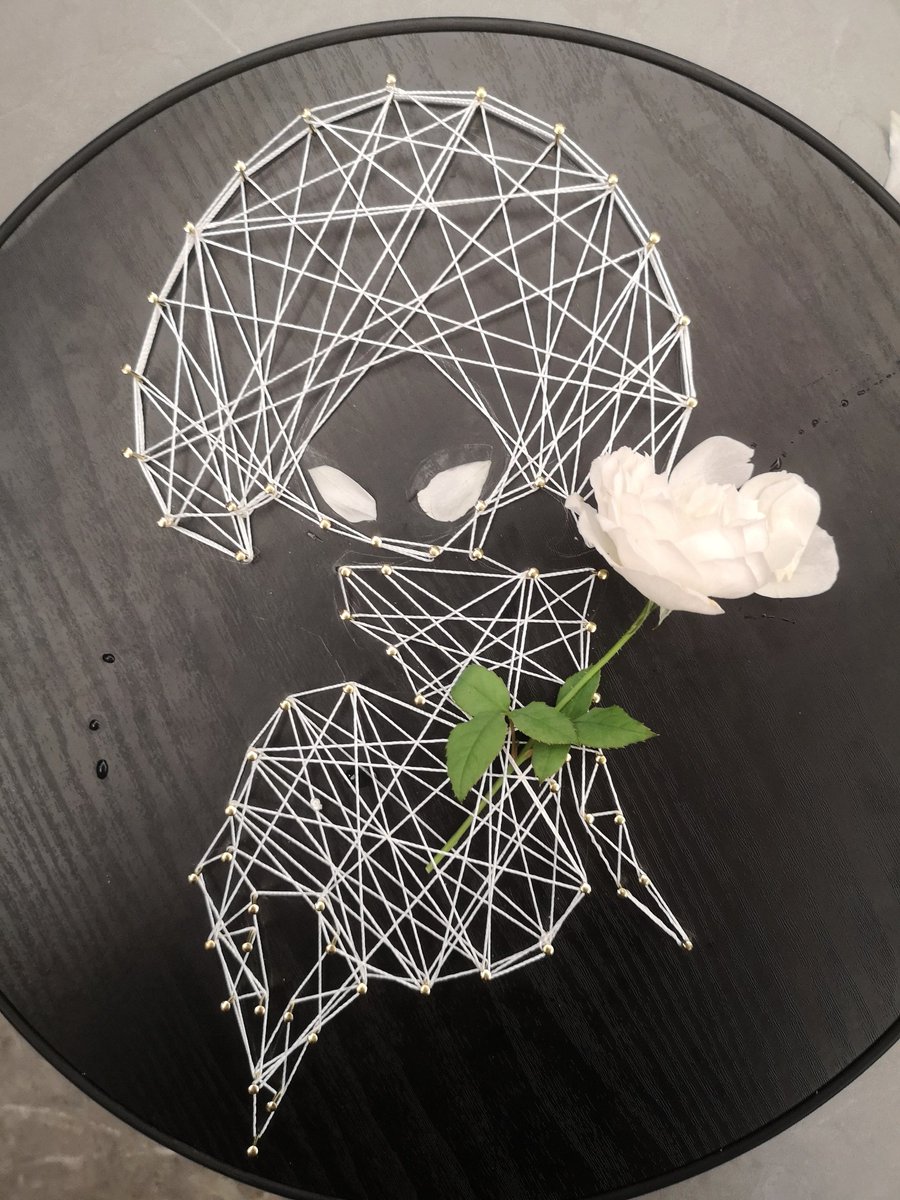 I ve made this!StringArt particularly suits Lace😜
#silksong