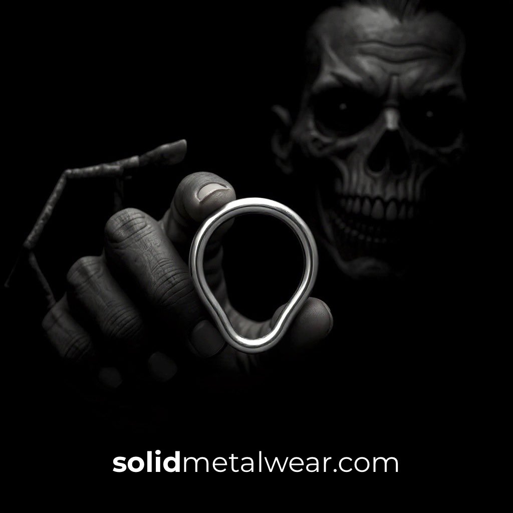 𝗻𝗼 𝘁𝗿𝗶𝗰𝗸𝘀 - just 𝘂𝗻𝗺𝗮𝘁𝗰𝗵𝗲𝗱 comfort and performance. 👻

🔗 solidmetalwear.com 

our 𝗶𝗰𝗼𝗻𝗶𝗰 ergonomic keyhole design keeps things 𝗴𝗿𝗶𝗽𝗽𝗲𝗱, so you can be at your 𝘃𝗲𝗿𝘆 𝗯𝗲𝘀𝘁. 😈

ready to 𝘂𝗽𝗴𝗿𝗮𝗱𝗲 your cock ring game?

#SOLIDMetalwear