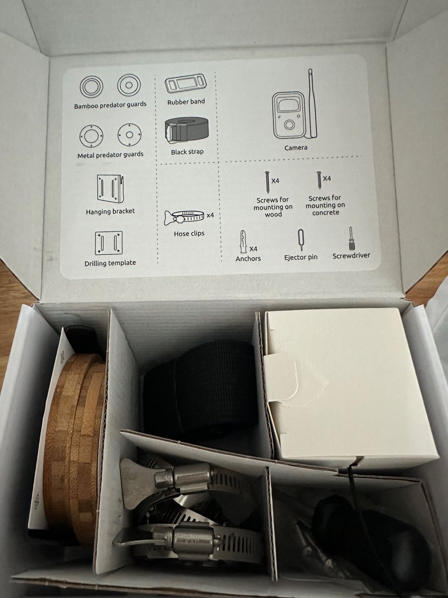 susanv's tweet photo. Most recent addition is the @BirdfybyNetvue Nest Polygon. Went on sale recently so we went ahead and got one, even though I didn’t think we would have guests until the spring. Took 30 min max to set it up and mount, and just a few days later we have a new nest in progress :) https://t.co/PJdTC9Bybz