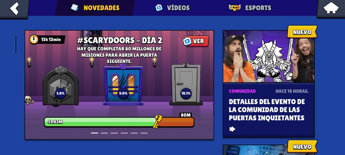 imnotavo's tweet photo. Puerta del día 2 🦇
#ScaryDoors
#BrawlStars https://t.co/M7ackF03eU