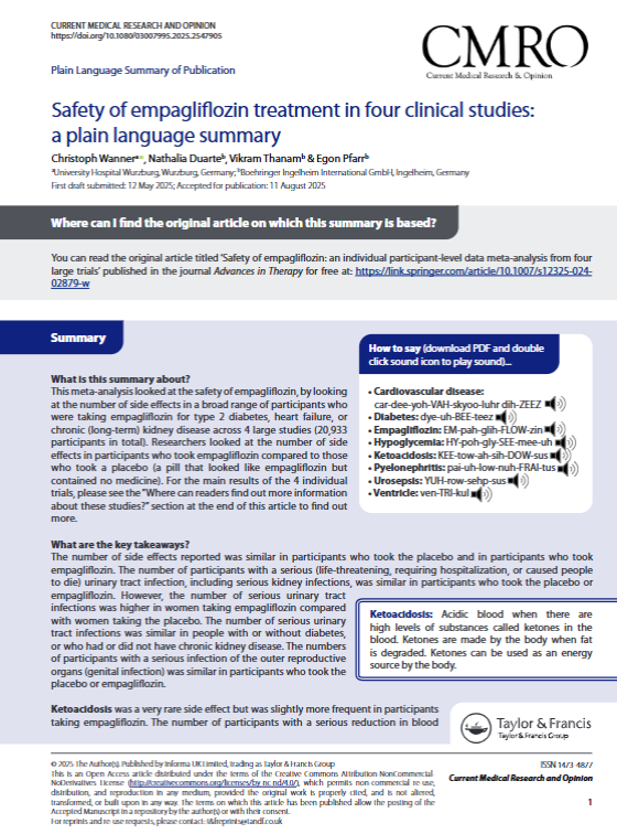 PlainLangSumm's tweet image. New meta-analysis examines safety data from over 20K participants across 4 clinical trials. Study evaluated adverse events in patients with type 2 diabetes, heart failure, and chronic kidney disease.. Read here &amp;gt;&amp;gt;
hubs.ly/Q03NqBdW0

#PLSP #DiabetesResearch
