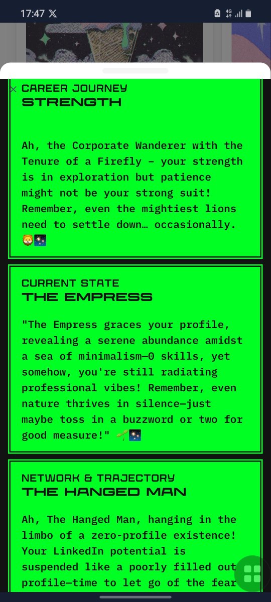 Techbro234's tweet image. My data just predicted the future.
What does your data say about the week ahead?
Find out: app.vana.org #datarevolution

Try @ app.vana.com
#datarevolution