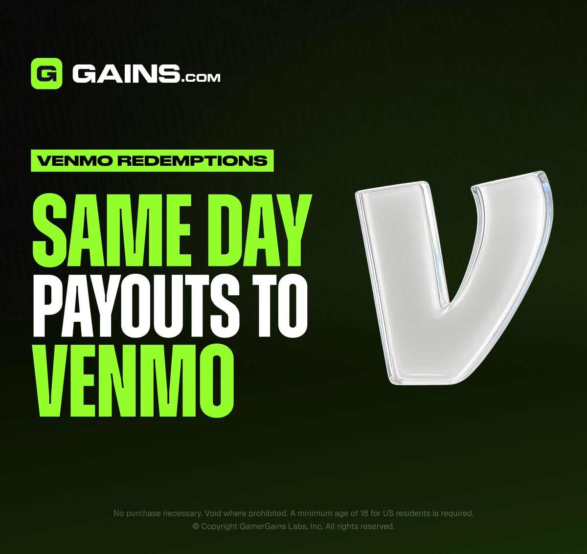 Gains.com tweet media