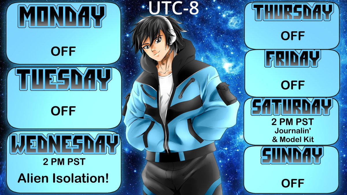 New Schedule up! Alien Isolation continues! #casamasa