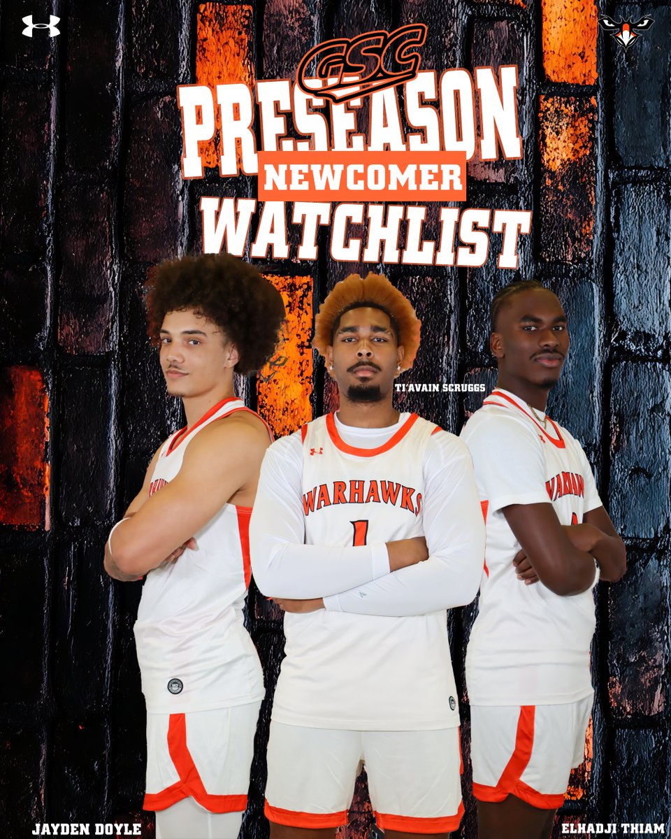 𝐉𝐮𝐬𝐭 𝐠𝐞𝐭𝐭𝐢𝐧𝐠 𝐬𝐭𝐚𝐫𝐭𝐞𝐝🫢🔥

Congratulations to Jayden, Ti’Avain, and Elhadji for receiving  a spot on the GSC Preseason Newcomer Watchlist! 💥

🗞️ - tinyurl.com/4bvcb556

#WeAreAUM
