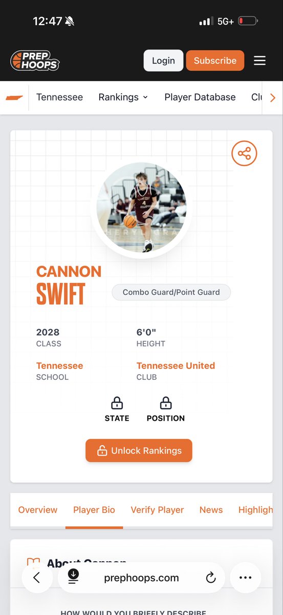 Check out my prep hoops throughout the year for articles and my rankings currently ranked in the top 10 combo guards prephoops.com/player/cannon-…
<a href="/PrepHoopsTN/">Prep Hoops Tennessee</a> <a href="/CourtneyHoops90/">Courtney Asher Smith</a> <a href="/AndrewForce8/">Andrew Force</a> <a href="/BlakeHead12/">Blake Head</a> <a href="/TNUnitedBall/">TNUnitedBasketball</a> <a href="/theofficial_hub/">The Official Hub</a> <a href="/KevinMoses38/">Kevin Moses LLC</a>