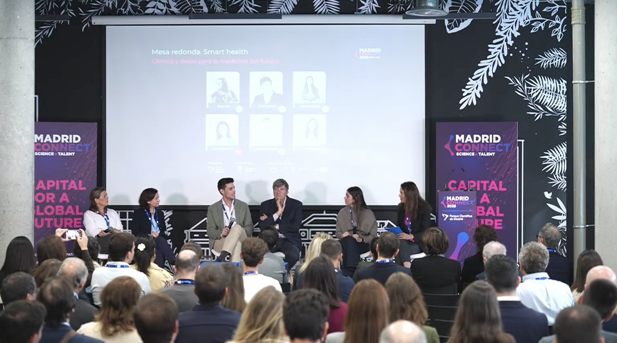 BigData_uc3m's tweet image. La medicina ya no solo cura ❌

Ahora también previene 🔮

(Y se personaliza paciente a paciente)

Ayer, Rosa Elvira Lillo participó en la mesa Smart Health de #MadridConnect2025 (Parque Científico de Madrid).

📺 Charla completa:
 youtube.com/live/n7VINrBEs…