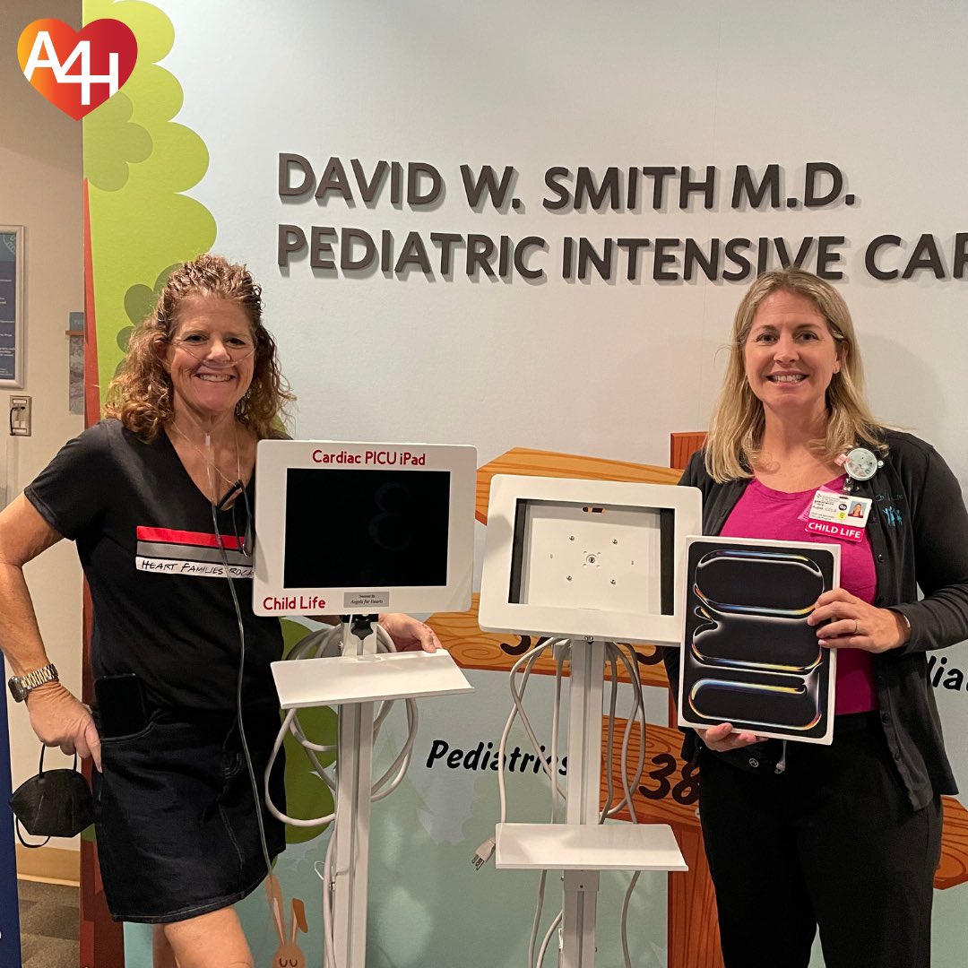 AngelsForHearts's tweet image. From one wish to real impact 💖 Tracy from @SutterHealth asked for an extra iPad to help heart kids and we delivered! With your support, so far we’ve donated 26 iPads to hospitals and families so heart kids can learn, play, and stay connected. ❤️ #angelsforhearts #heartkids