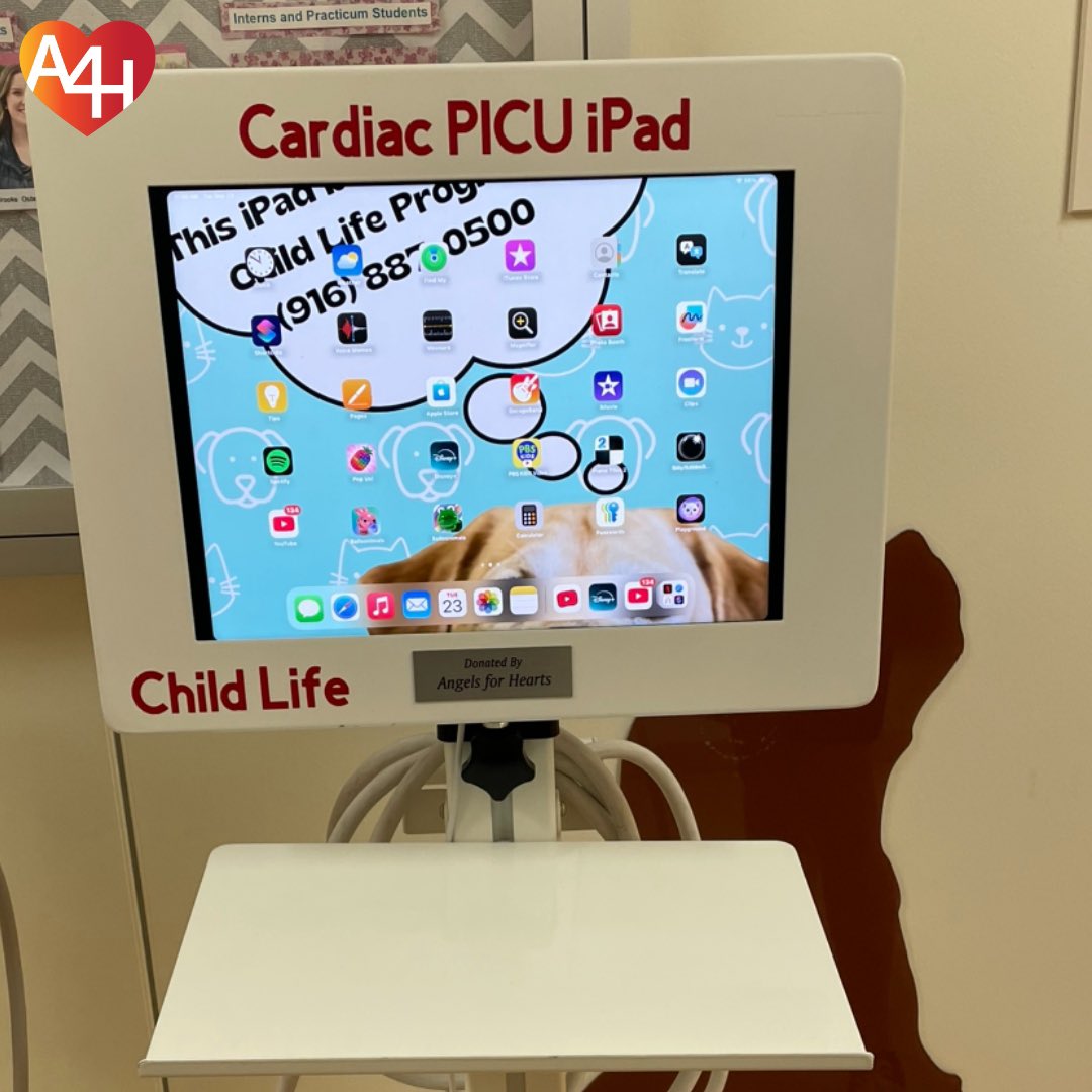 AngelsForHearts's tweet image. From one wish to real impact 💖 Tracy from @SutterHealth asked for an extra iPad to help heart kids and we delivered! With your support, so far we’ve donated 26 iPads to hospitals and families so heart kids can learn, play, and stay connected. ❤️ #angelsforhearts #heartkids