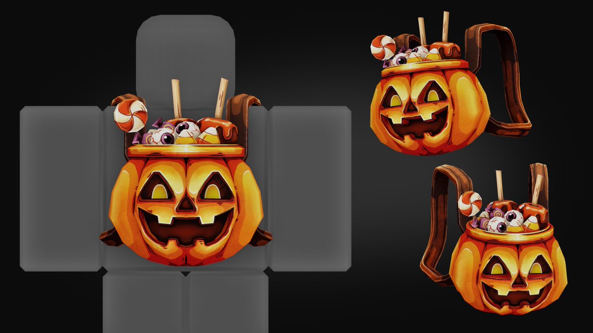 Jack O' Treat Backpack | Halloween UGC Design 🎃🍬

#ROBLOX  #RobloxDev
