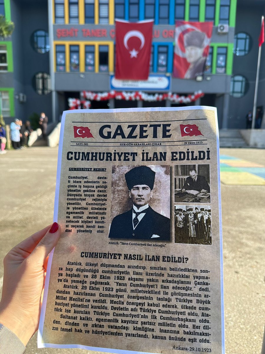 Şehit Taner Çobanoğlu Ortaokulu tweet media