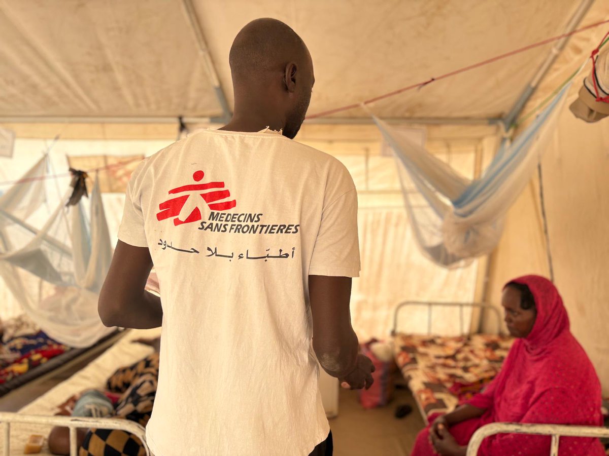 MSF_Sudan's tweet photo. We are horrified by the reports of the RSF attack on Saudi Hospital in El Fasher, North Darfur, and the detention of Ministry of Health staff. Saudi Hospital was the last surgical facility still functioning amid shortages and destruction during the siege. @MSF had to withdraw in August 2024 after repeated attacks.
 
In #Sudan, since the war began, over 150 attacks on healthcare have been recorded by @WHO 

THIS MUST STOP NOW. Civilians, humanitarians and health workers must be spared.

#KeepEyesOnSudan
