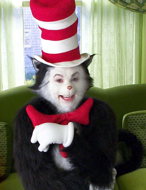 Janelle Monáe recreates Mike Myers’ Cat in the Hat for Halloween.