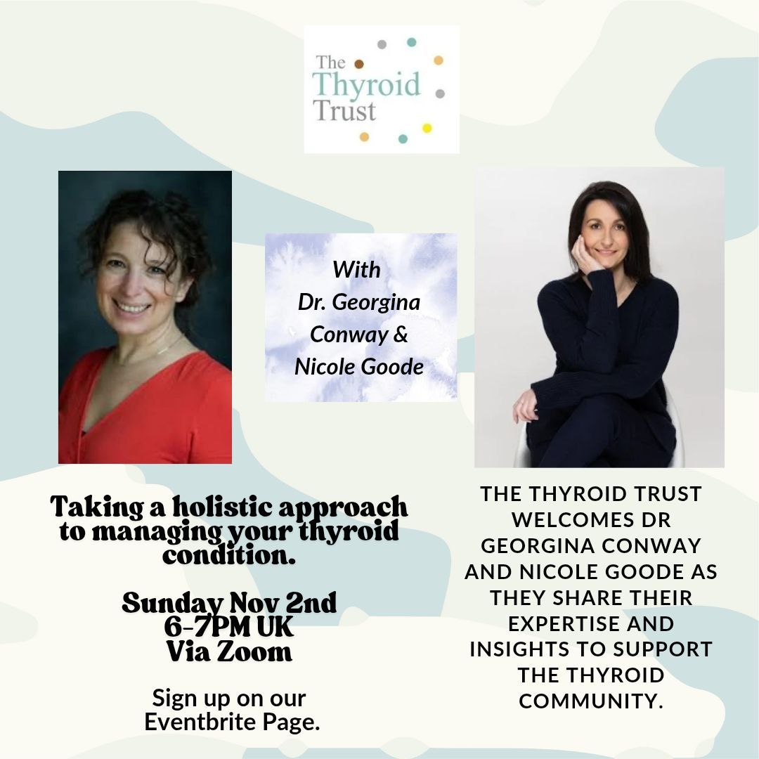 Join us for our next online event with Dr Georgina Conway &amp; Nicole Goode!
Get tickets here: eventbrite.co.uk/e/taking-a-hol…