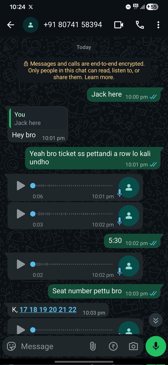 MrRuturaja173's tweet photo. Guys don't trust him 
Evaru msg chesi money kottakandi 
Mother promise bro tickets unnai ani sollu cheppi Money Kotina taravata block chesthunadu find his location is possible idhi vadi number. 
80741 58394 
Twitter id @Pravallika73012 https://t.co/GkWM9fVMie