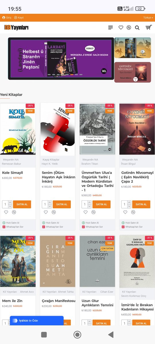 Hemû pirtûkên me yên nû
👇👇👇👇👇👇👇👇
nayayinlari.com