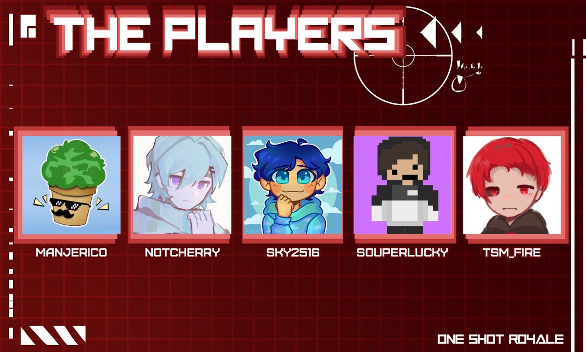 OneShotRoyale's tweet image. And lastly, announcing the subs for One Shot Royale: Your Shot 2!

@Redd_Zee @Itstaco____ @Jam0800 @KubaBabilon13 @LovefromNyx @_Manjerico @Cherryyy__05 @Sky2516_ @souperlucky @TSMFire1 

Who will outlast the rest? Find out in our 2nd viewer event Sunday November 2nd at 1PM EST!