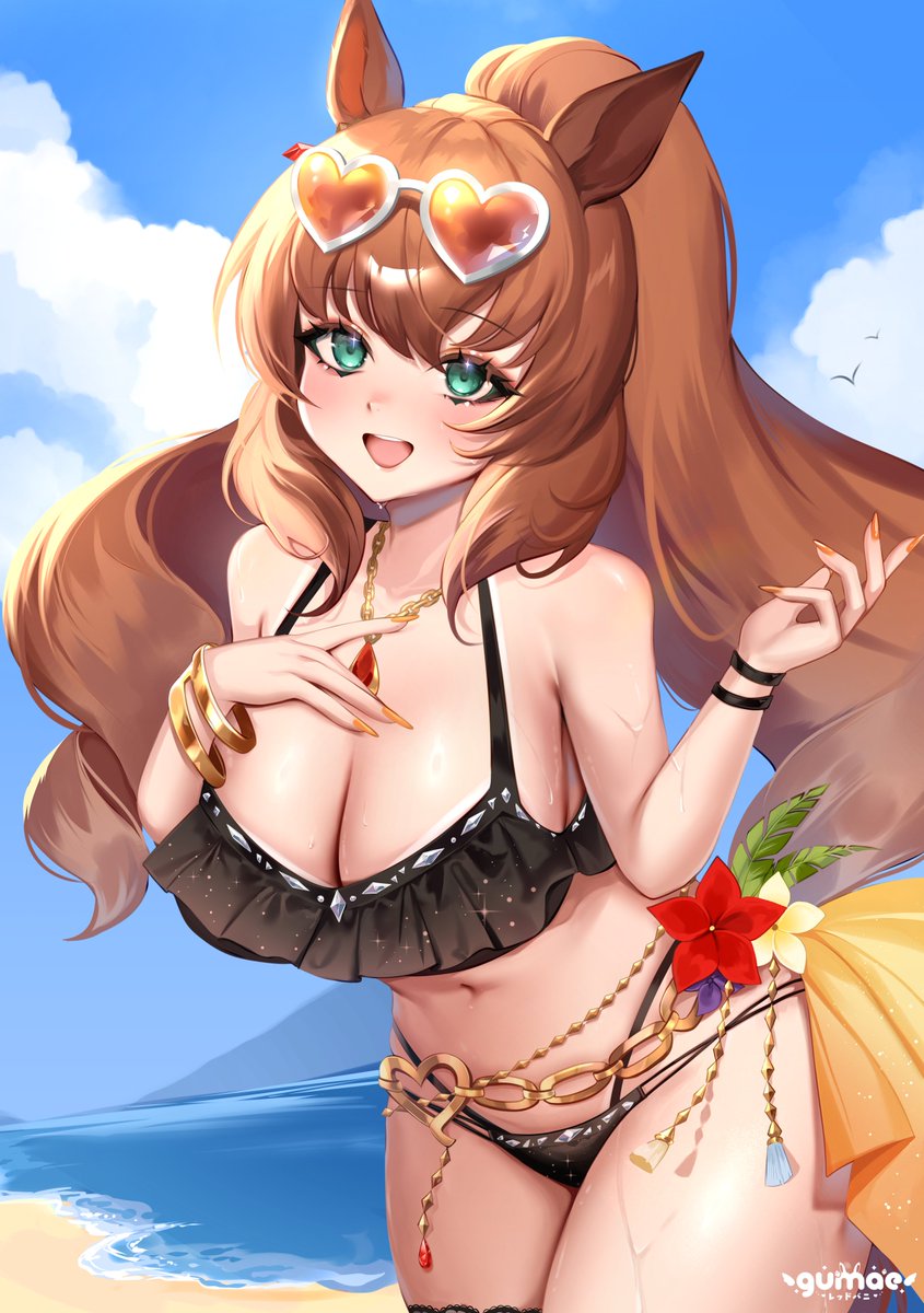 It's hot girl summer!! ☆
#ウマ娘 #umamusme