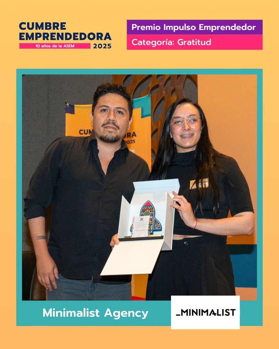 🏆 Este año, la ASEM otorgó el Premio Impulso Emprendedor en la categoría Gratitud a la agencia <a href="/minimalistmx/">Minimalist Agency</a>, durante la Cumbre Emprendedora 2025.

Minimalist nos ha acompañado en los últimos años en el desarrollo de nuestra estrategia SEM, logrando que miles de emprendedores