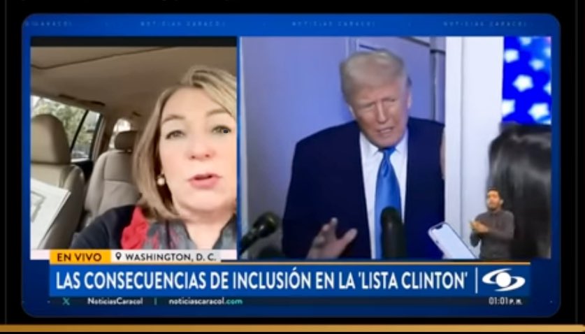 AlejoBetancurt7's tweet image. ATENCIÓN: 

Borran entrevista de @NoticiasCaracol. 

Entrevistaron a la creadora de la lista Clinton en la que fue incluida @petrogustavo y la señora aseguró que no tenían pruebas, ni ellos ni Trump, de lo que se le señala: de narco. No les sirvió lo dicho y lo bajaron. Cobardes.