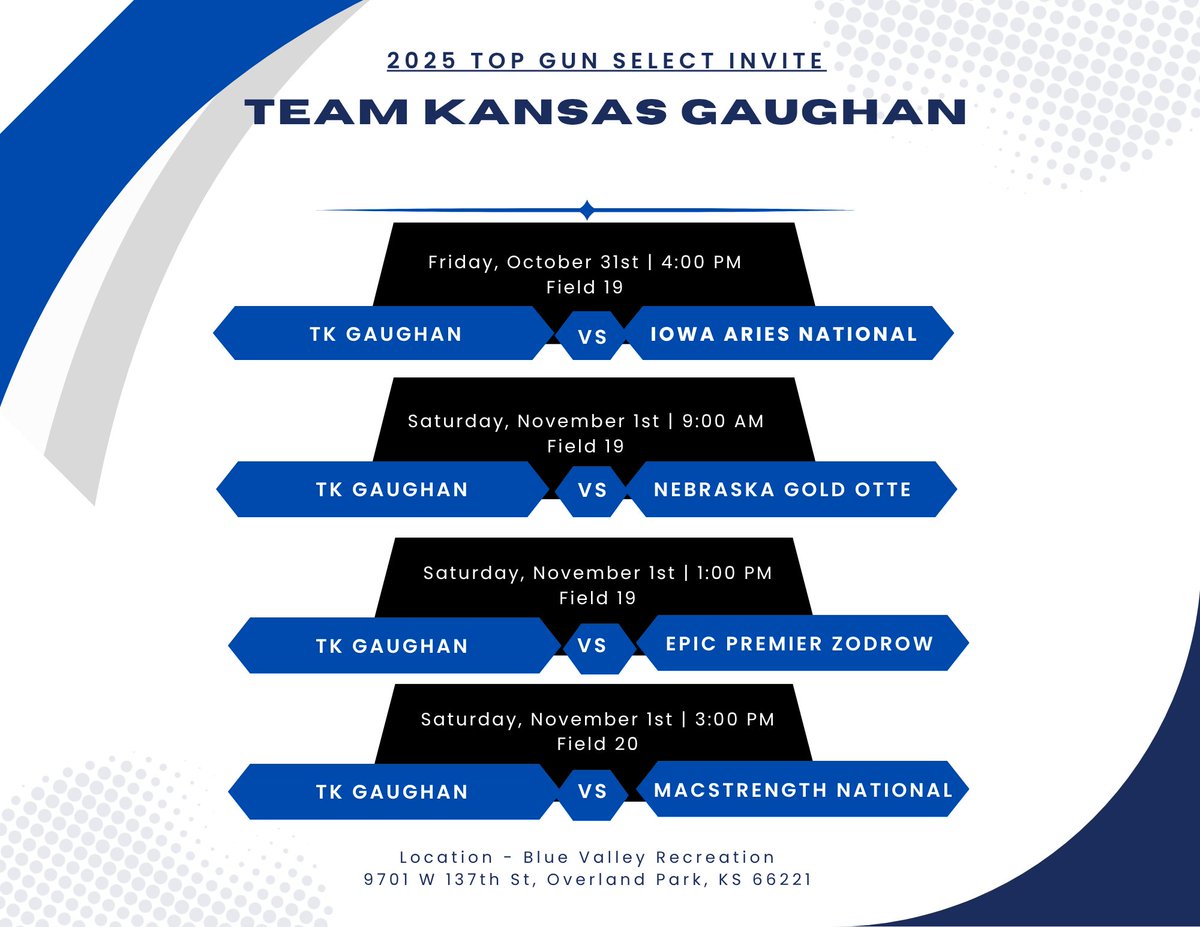 One final tournament for the Fall with the whole squad ready!