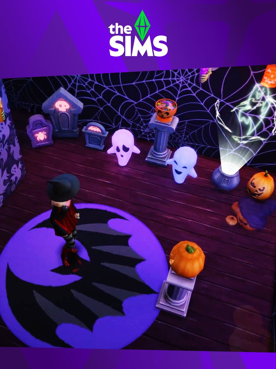 Chegou a época mais assustadora do ano! 🎃 

Poste seus Sims mais sombrios no CAS, suas casas ou castelos mais assustadores, nos marque e use a hashtag: #Sims4Sombrio 👻