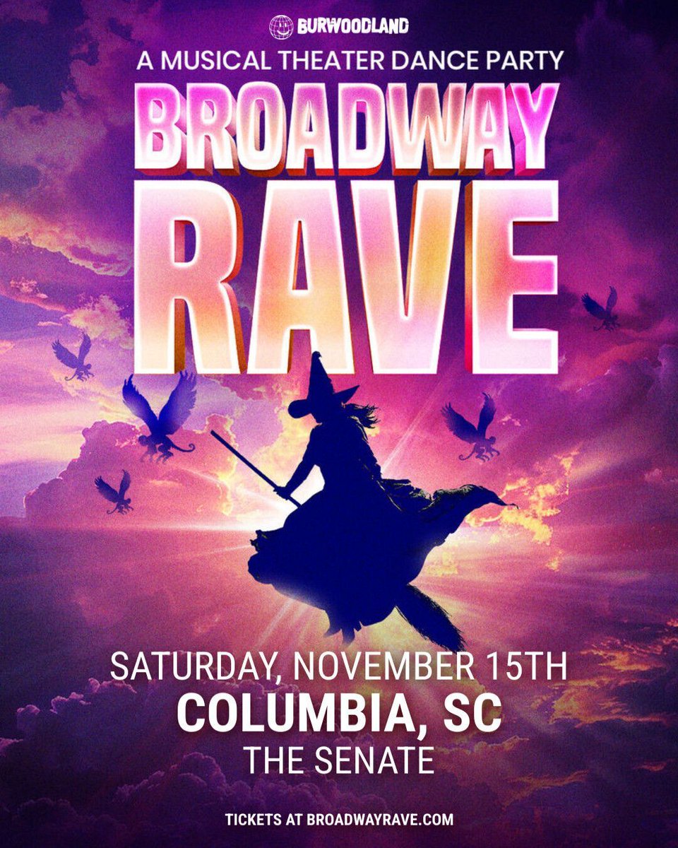 Halloween may be this week, but we're giving you a chance to dress up again on November 15 at Broadway Rave! 🎭 🥳 🎃

A dance party by theater lovers, for theater lovers. Take the stage and party to your favorite broadway hits - costumes encouraged!

🎟️ Tix are on sale now!