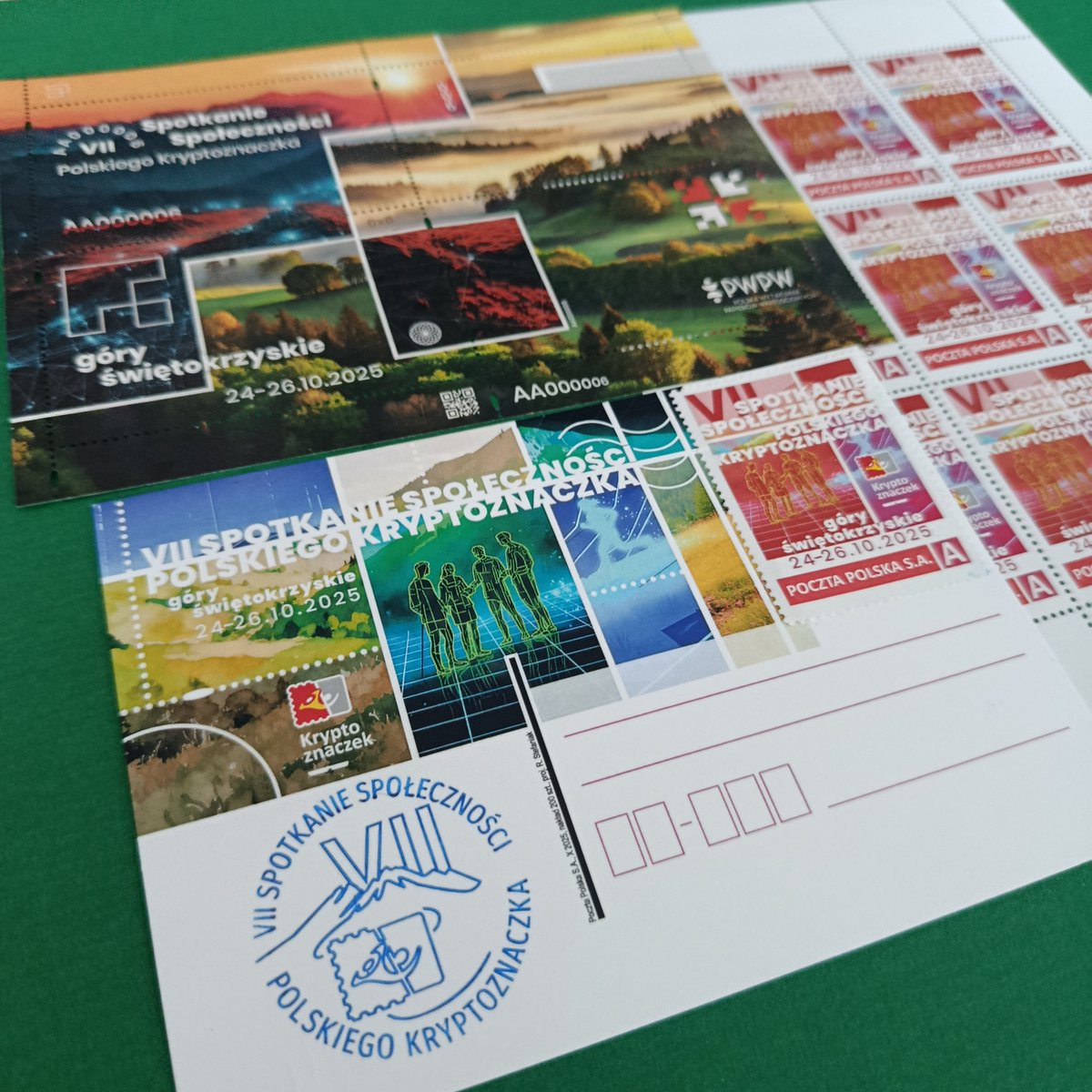 filatelistyka's tweet image. 🎉 VII Spotkanie Społeczności Polskiego Krypoznaczka już za nami!

💙  Ludzie, pasja i dobre emocje – to one stworzyły niepowtarzalną atmosferę pełną wiedzy i inspiracji!🔥

📍 Góry Świętokrzyskie, 24–26 października – trzy dni spotkań, rozmów i wspólnych przeżyć.

Sześć…