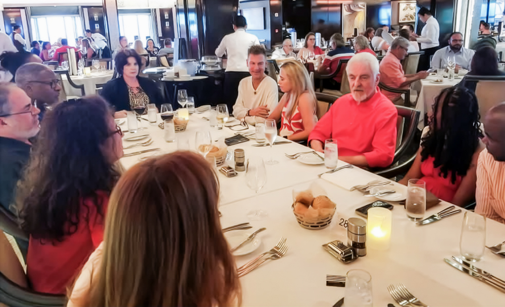 IvanMisner's tweet photo. The BNI members decided to have a Red night for our 2nd evening on the cruise.

#BNIUSA #IvanMisner #Bahamas https://t.co/jGPQZ2MZUa