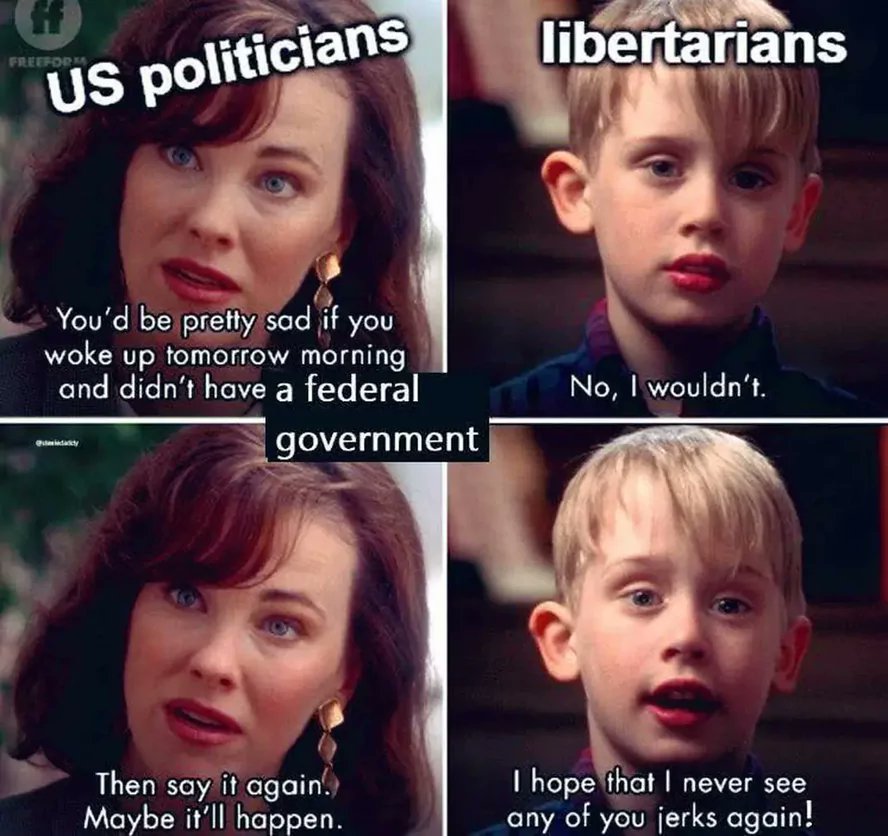 “I made my government disappear” 🕺