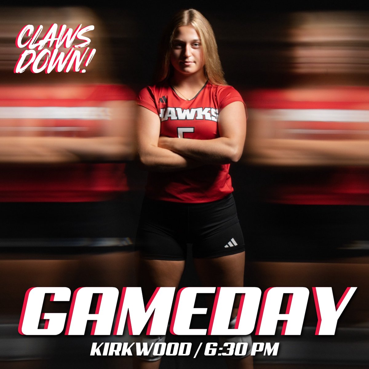 𝗢𝗡𝗘 𝗟𝗔𝗦𝗧 𝗠𝗔𝗧𝗖𝗛 𝗗𝗨𝗥𝗜𝗡𝗚 𝗧𝗛𝗘 𝗥𝗘𝗚𝗨𝗟𝗔𝗥 𝗦𝗘𝗔𝗦𝗢𝗡!

Game 3️⃣1️⃣
🆚: No. 2 Kirkwood Community College
⌚️: 6:30 PM
📍: Cedar Rapids, Iowa
📺📱🖥: bit.ly/KirkwoodStream

#ClawsDown | 🔴⚫️⚪️🏐