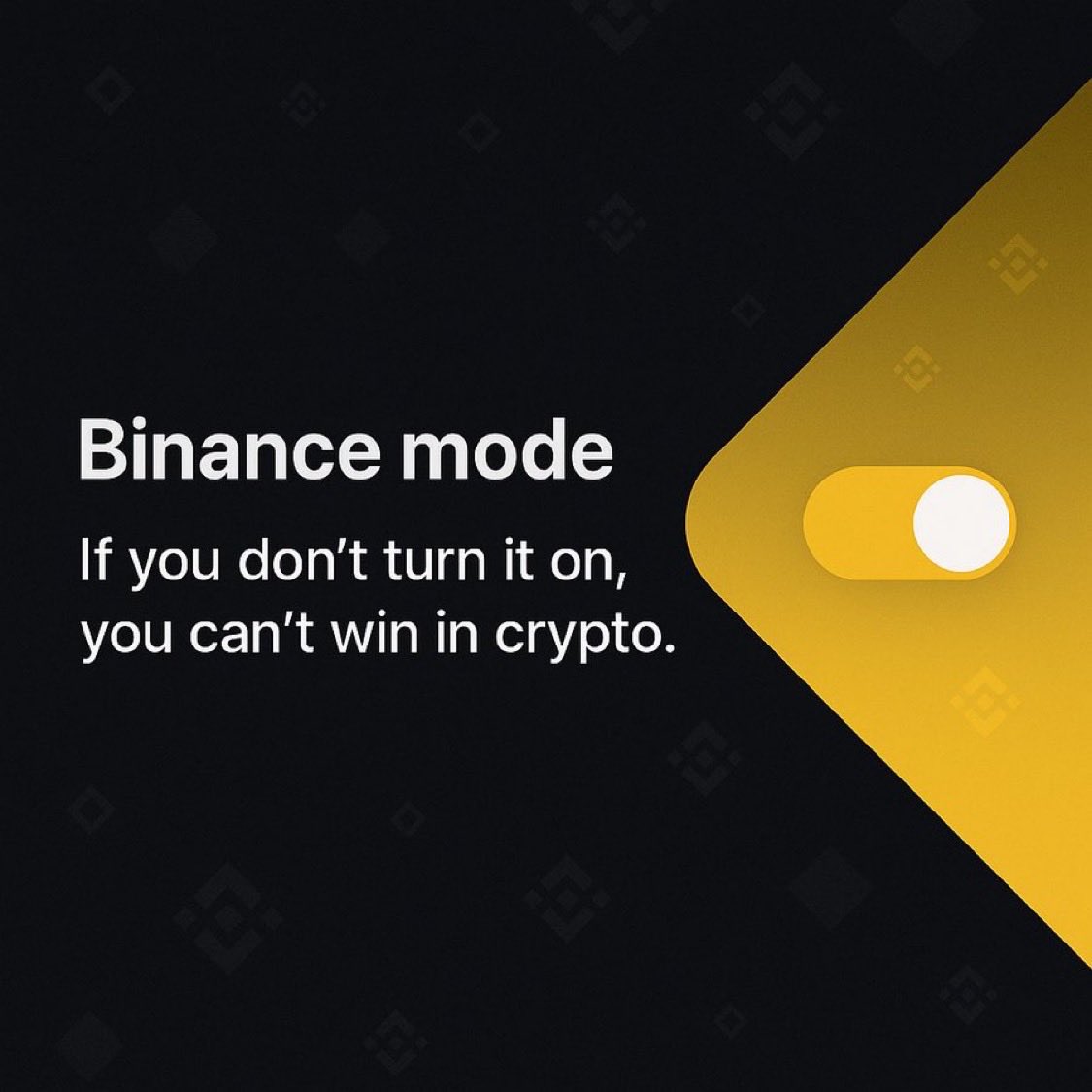 <a href="/Binance_intern/">Binance Intern</a> Just turn Binance mode on