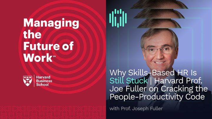 JosephBFuller's tweet photo. On #ManagingTheFutureOfWork, happy to present my recent appearance on the TechWolf podcast. Great opportunity to share our research in the context of workforce intelligence, #AI adoption, #skillsbased hiring, the increasing relevance of the #CHRO, etc. https://t.co/XLjTOu7Msn https://t.co/HLam1x3tJT