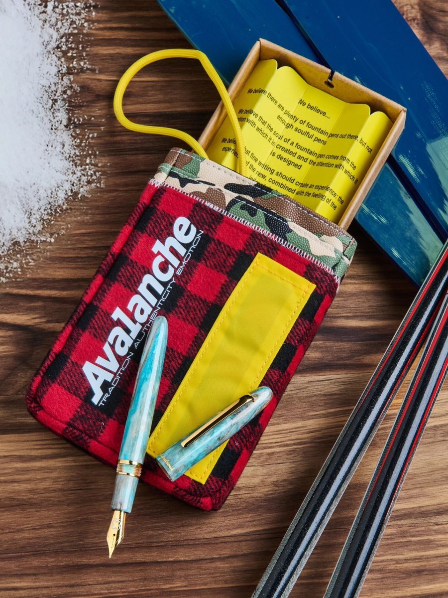 Esterbrook Estie Fountain Pen - Avalanche (Standard) - Limited Production

For those drawn to the untamed, to the quiet of falling snow, and the crackling energy of winter.

Grab yours now...
Tap to Shop or Visit us at: tinyurl.com/2ye2m67m