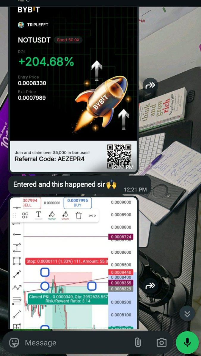 IGOGOFT's tweet image. That feeling when your students start sending profits screenshots 🔥
Not luck. Not signals.
Just pure skill from applying the system.
Let them cook.
Let them grow.
Join us and win with us. 🚀
👇 chat.whatsapp.com/K5beqvgp3OE6mz…