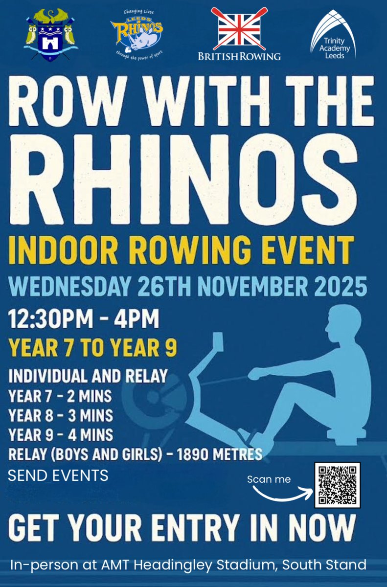 Amazing opportunity for young people of Leeds!!! 

#leeds #schools #rowing 

<a href="/LeedsCC_News/">Leeds Council News</a> <a href="/BBCLeeds/">BBC Leeds</a> <a href="/LCCSportDev/">Leeds Sports Club Support</a> <a href="/Leedsrowing/">Leeds Rowing Club</a> <a href="/BritishRowing/">British Rowing</a> <a href="/TALPhysicalEd/">Trinity Academy Leeds PE</a>