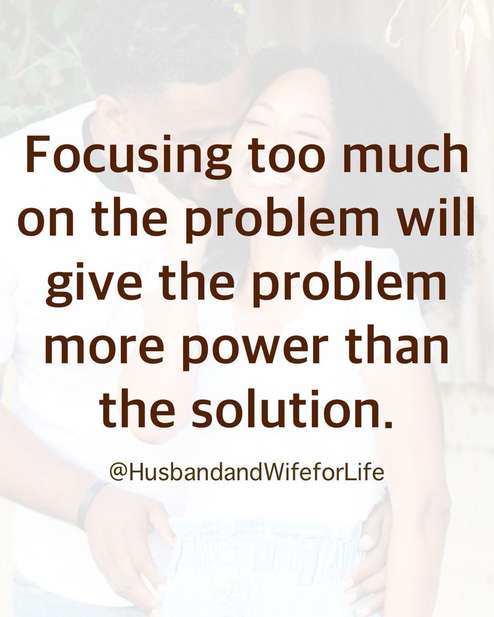 Re-focus. 

#HusbandAndWifeForLife #MarriageQuotes #MarriageWisdom #MarriageEncouragement #LoveAndMarriage #MarriageJourney #MarriageMatters #TogetherForever #BetterTogether #CoupleGoals #ForeverLove #MarriageStrong #MarriedLife #RealMarriageTalk #SpouseGoals