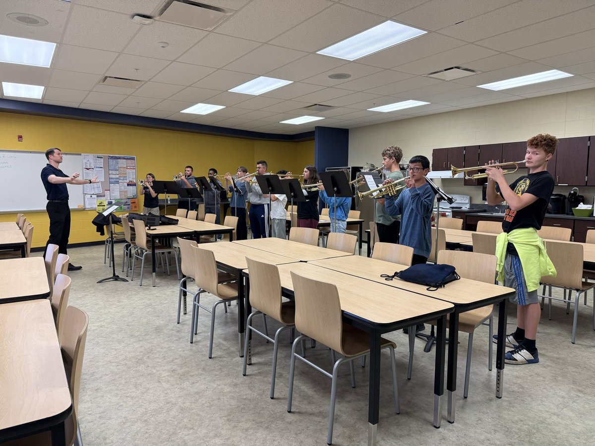 Great Brass Sectionals so far with the University of Akron Brass Faculty! Go Rockets!