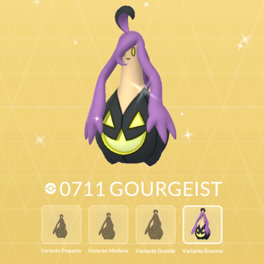 Desde que empezó el evento de halloween 4 shiny hasta el momento 

Since the start of the Halloween event, 4 shiny Pokémon have been added so far