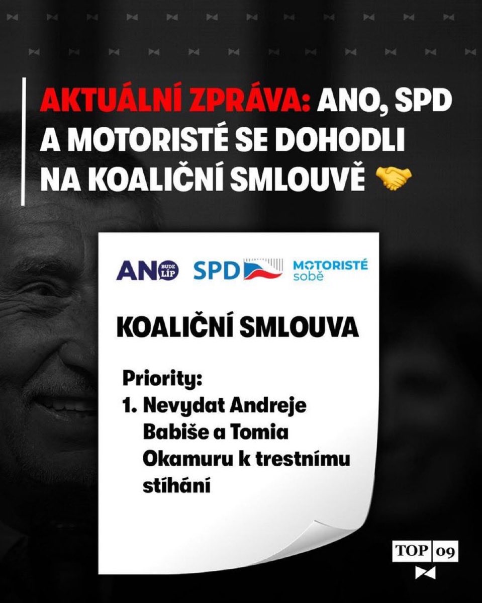 David Soukup TOP 09 🇺🇦🇨🇿🇪🇺🇮🇱🇺🇸🏳️🌈🇹🇼 (@davidsoukup09) on Twitter photo Je to jednoduché: vrána k vráně sedá k sobě odjakživa. Je to jednoduché: vrána k vráně sedá k sobě odjakživa.