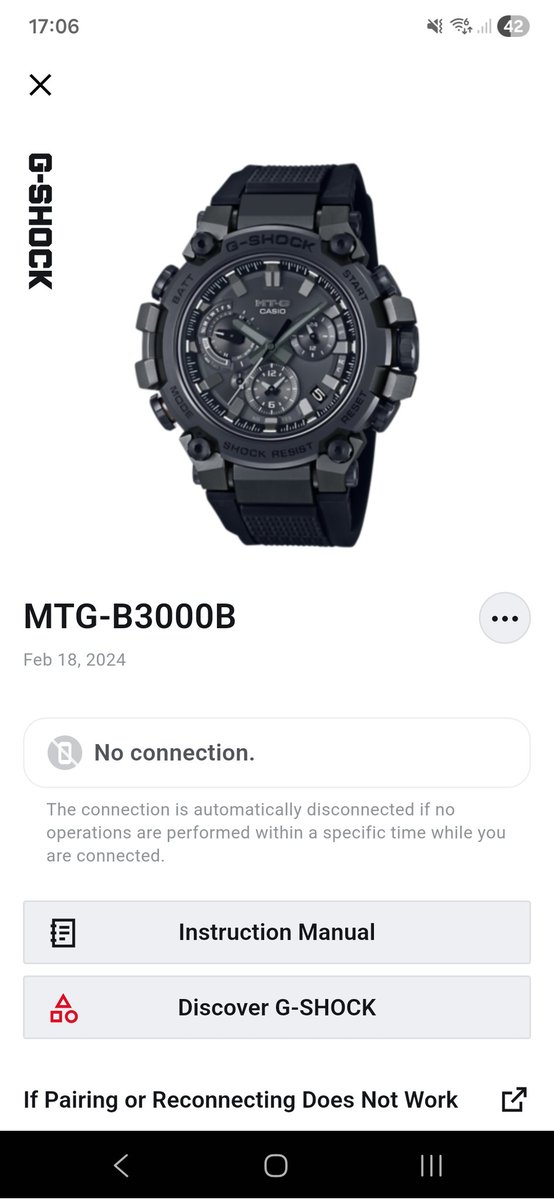 swailsy's tweet photo. @casioUKsupport I am in need of a replacement strap for my watch but can't find any that are not in japan https://t.co/cQJ6aai6Af