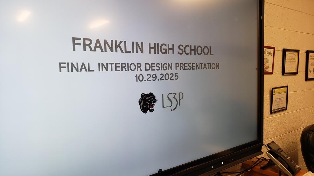 Covering the virtual walk through of the new high school in Franklin.