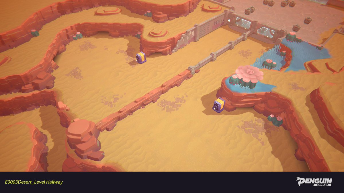 We’re making a level with a desert aesthetic, what do you think? #gamedev #GameUpdate #free2play #RaidersRise #indiedev