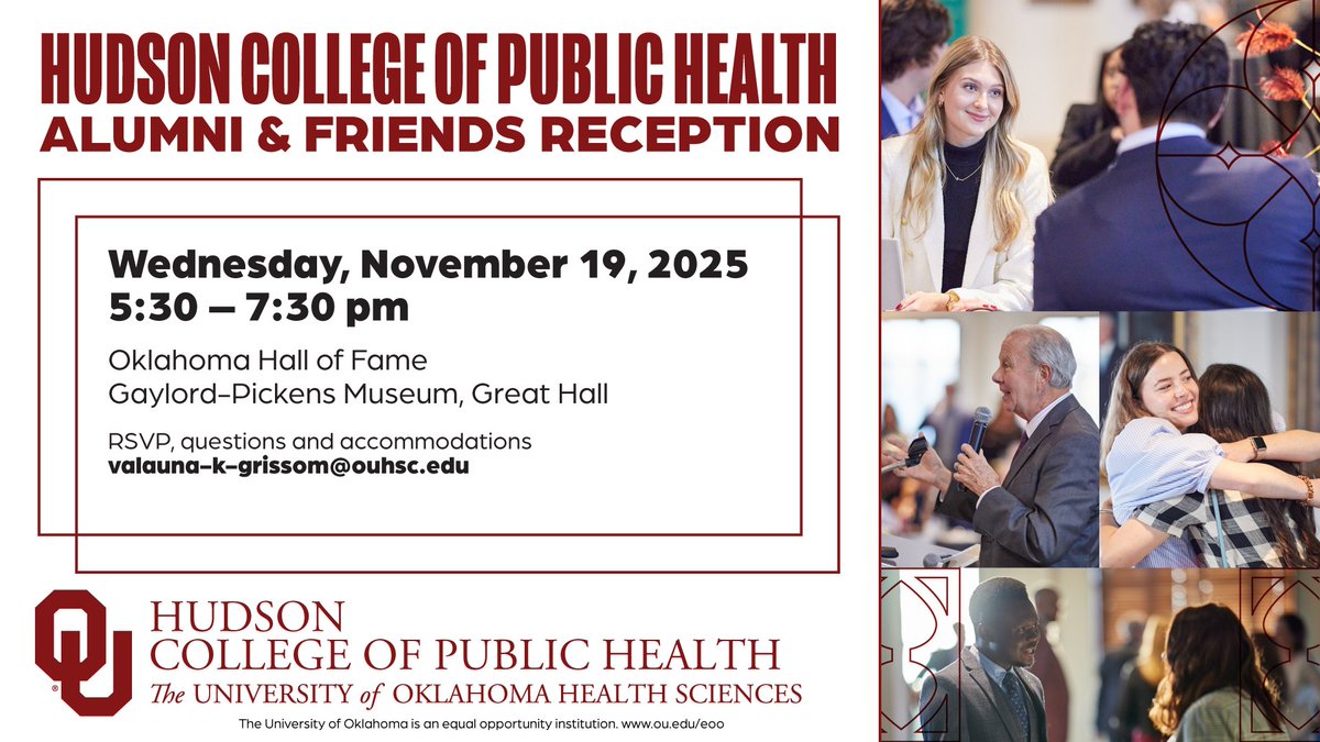 OU Hudson College of Public Health tweet media