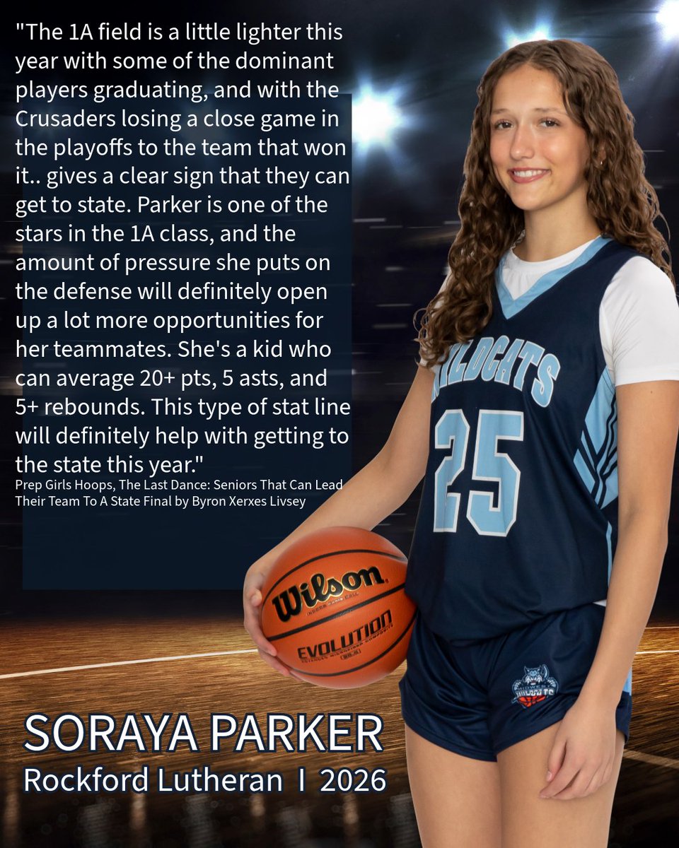 "Seniors That Can Lead Their Team To A State Final" by <a href="/PGHByron/">Byron Xerxes Livsey</a>. Nice recognition for Rockford Lutheran senior, Soraya Parker. <a href="/SorayaParker25/">Soraya Parker</a>