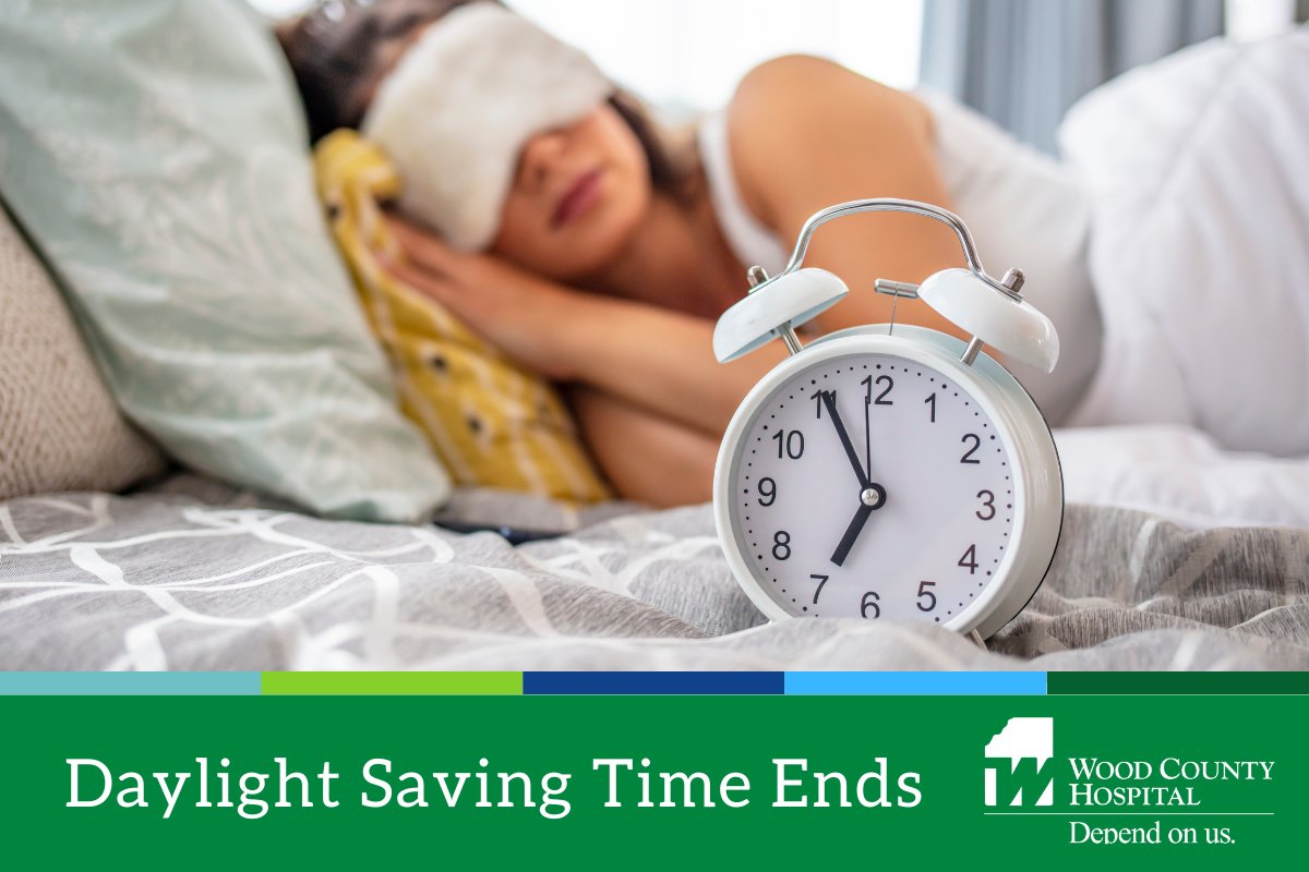 Daylight Saving Time ends this Sunday, Nov. 2! Don’t forget to set your clocks back an hour before heading to bed on Saturday night.☀️⏰