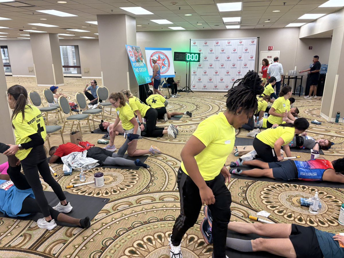 RUSH Physical Therapy was on-site at PUMA Marathon VIP Experience. Marathon finishers stopped by for post-race stretching and recovery. Congratulations to all the finishers! Still experiencing aches and pains since race day? Contact injuryhotline@rushpt.com
